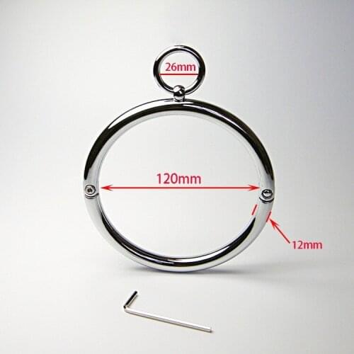 High quality alloy female sex adult collars fetish slave bdsm collar bondage restraints metal neck collar sex toys for woman