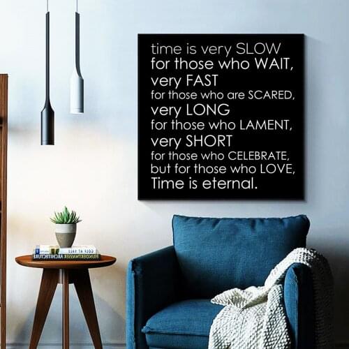 Funny English Motivational Quotes Letter Print Poster Picture Wall Decor Canvas79