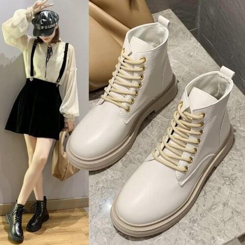 British Style Chunky Winter Boots for Women Ankle Boots Punk Thick Heel Platform Ankles Boots Goth Female Motorcycle Boots