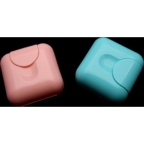 1Pc Home shower bathroom dish plate case travel hiking holder container soap box