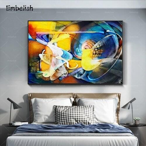 1 Pieces Famous Artworks By Picasso Modern Home Decor Wall Art Poster For Living Room HD Print Canvas Bedroom Kandinsky Painting