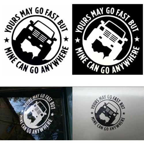 15 x 15CM PET YOURS MAY GO FAST Funny Words Pattern Outdoor Reflective Car Motorcycle Body Bumper Hood Scratch Sticker