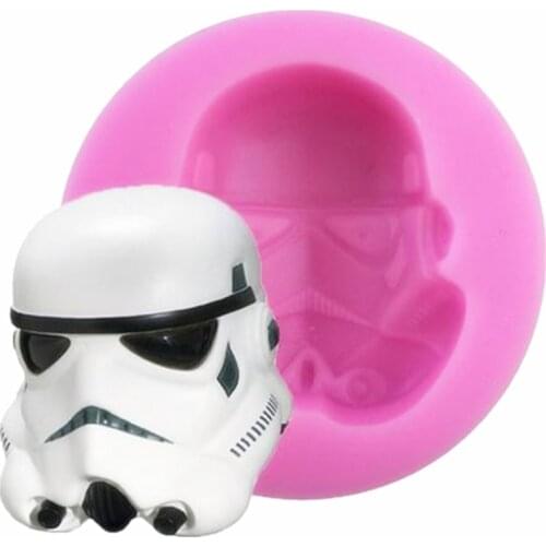 3D Alien Robot Fondant Cake Liquid Silicone Mold Pastry Mould Jello Pudding Chocolate Molds Ice Cube Soap Molds DIY Baking Tools