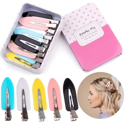 4/10Pcs No Bend Hair Clips Bangs Seamless Hair Styling Alligator Hairpin Makeup Woman Barrettes Clips Salon Hair Accessories