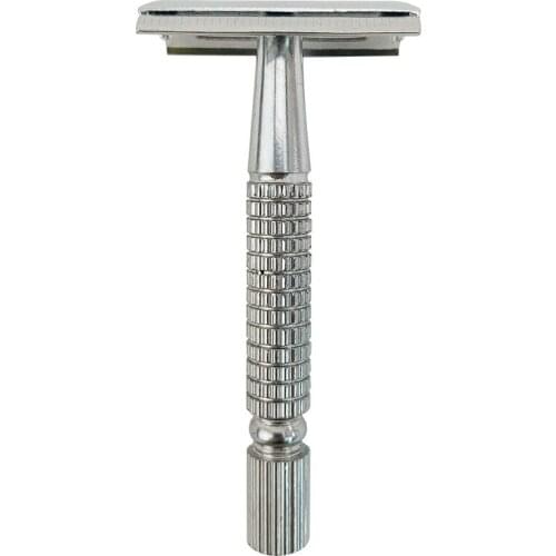 Stainless Steel Double Edge Razor Shaving For Metal Mens Classic Manual Razors Dual Edge Shaver