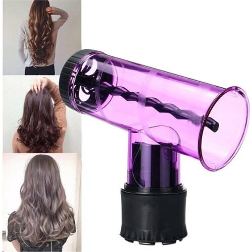 1pc New Pink Hair Curls Diffuser Automatic Hair Air Curler With 2 Curl Sticks Detachable Hair Roller Curling Hair Curls Diffuser