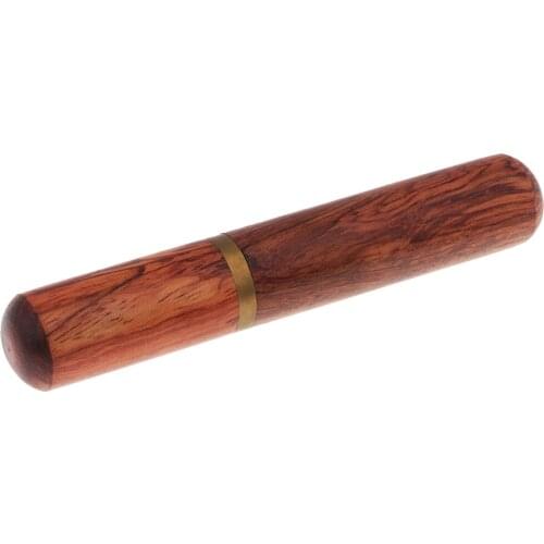 Travel Tubes Humidor for 1 Cigar - Natural Wood Made - Premium Quality