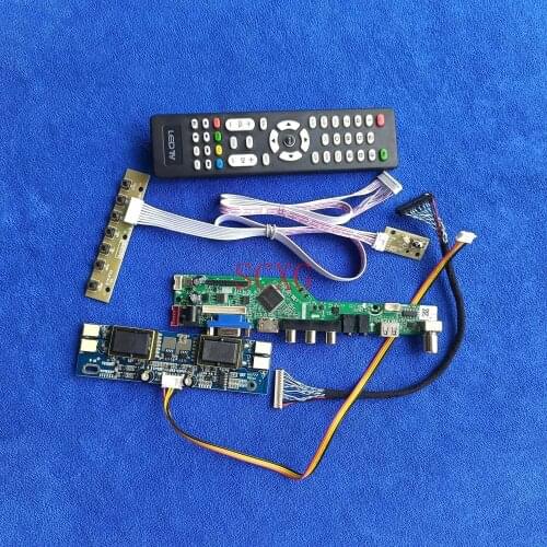 Kit4CCFL Display controller driver board 1024*768 USB VGA HDMI-compatible For HSD150MX13-A/HSD150MX19-A 20Pin LVDS Signal Analog