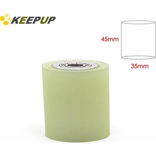 Furniture wheel.Diameter 35mm, length 45mm,PU polyurethane roller with bearing,Soft surface,Pipeline transmission Rubber wheel