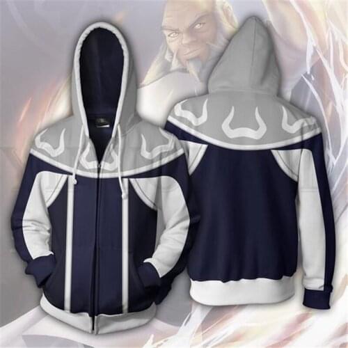 Streetwear Men and Women Anmie Movie Airbender 3d Print Hooded Jacket for Boys Harajuku Sweatshirt Cosplay Costume