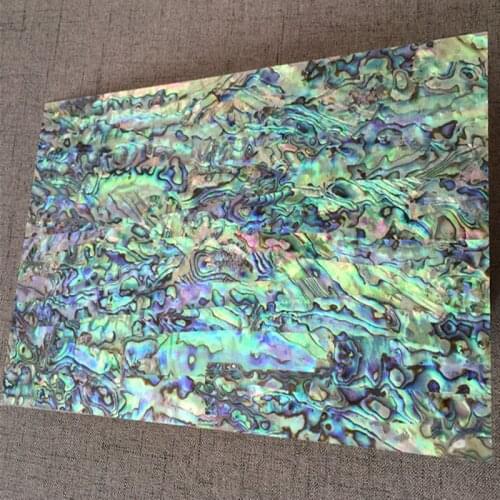 AA grade New Zealand paua abalone shell laminate sheet for decoration materials and wood inlay size 240/140mm thickness0.25mm