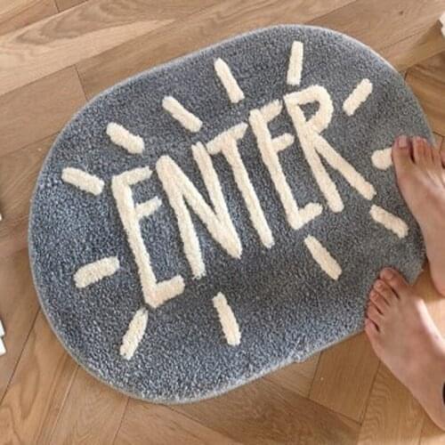 Non- Slip WEclome Door Mat Hotel Restaurant Bathing Toilet Rugs Hall Corridor Carpet