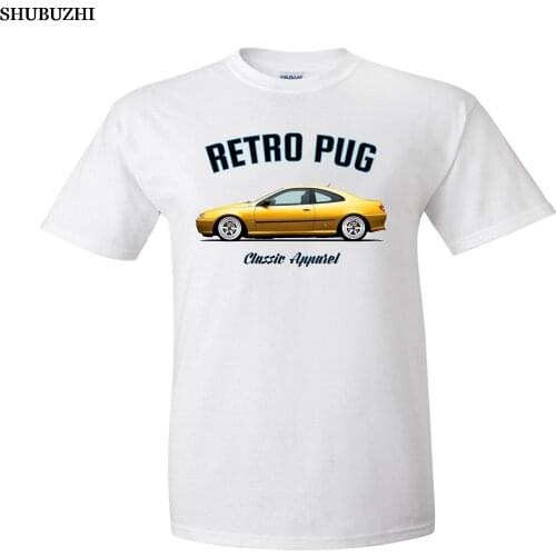 New High Quality shubuzhi Short Sleeves French Classic Car Fans 406 Coupe T-Shirt. Classic Car. Modified. Pininfarina. T Shirts