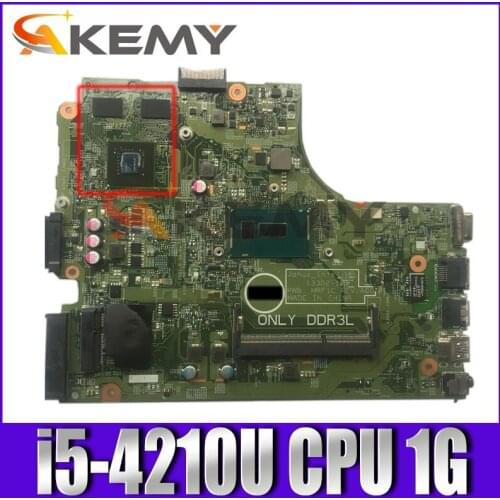 Original Laptop motherboard For DELL Inspiron 3546 3449 SR1EF Mainboard CN-0DMKXK 0DMKXK 13302-1 i5-4210U 1G