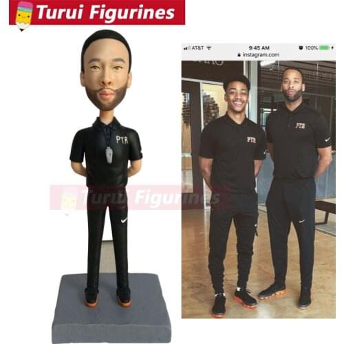 Football coach gift figurines soccer boy toy figurine sports coach birthday present engraved name athelete figurine gift