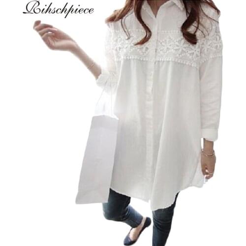 Rihschpiece White Blouses