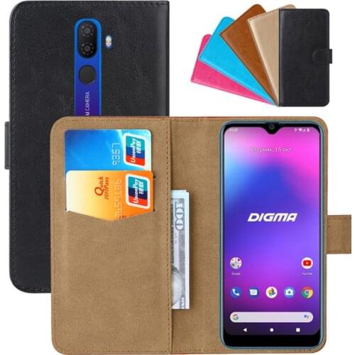 Luxury Wallet Case For Digma CITI 609 PU Leather Retro Flip Cover Magnetic Fashion Cases Strap