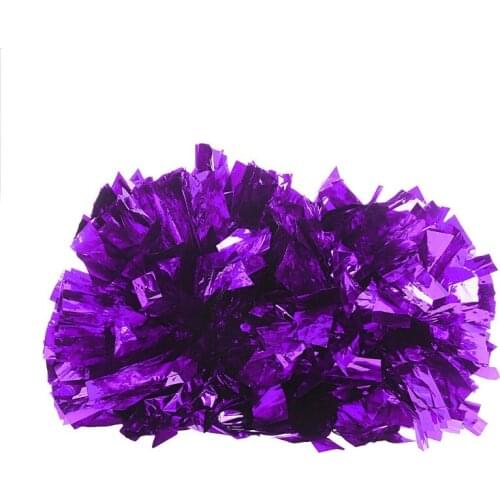 Handheld Pom Poms Cheerleader Cheerleading Cheer Dance Party Decor