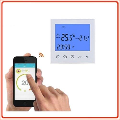 WIFI Heating Thermostat Room Temperature Controller Regulator Weekly Programmable Floor Heating Room Thermostat Warm Regulator