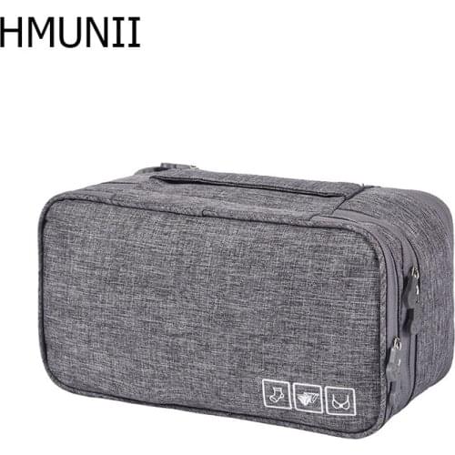 Women Bra Underwear Storage Bag Waterproof Cationic fabric Travel Portable Makeup Organizer Multi-function Travel Accessories