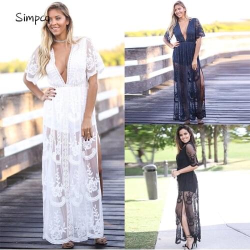 V-neck Solid Short Ankle-length Empire Regular Special Offer Rushed Vestidos De Fiesta Maxi Dress Robe Charm Women Lace