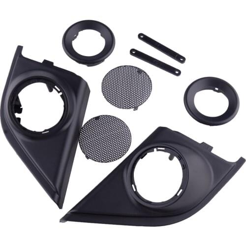 1Pair Car Front Door Tweeters Speakers Cover Panel Trim Kit Fit for Honda CRV CR-V 2017 2018 2019 Accessories