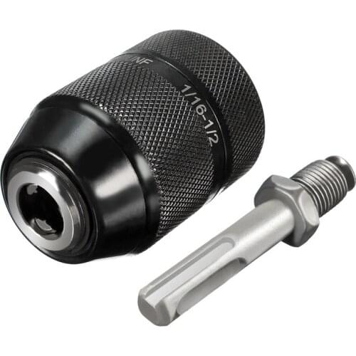 2-13mm Keyless Drill Chuck/SDS Tool Adaptor Keyless Drill Bit Chuck Hex Shank Adapter Converter Quick Change Tools Drill Chucks