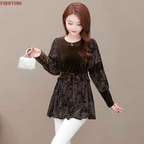 2021 Plus Size 5XL Clothes Elegant Blusas Women Blouse Office Lady Belly Vintage Retro Tunic Peplum Burgundy Bow Tie Tops