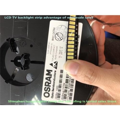 3000pcs LED Backlight TV LED 7030 LED Backlight High Power 1W 6V 110LM Cool white For JUFEI LED LCD TV Backlight Application