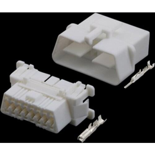 10pcs/lot Car electrical parts 16 pin female connector 179631-1