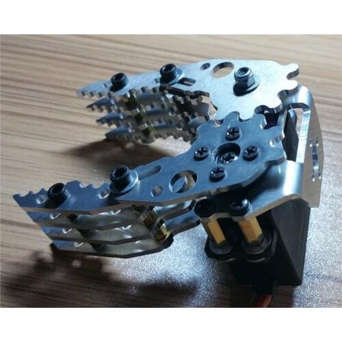 Aluminium Robot Clamp Gripper Mount kit for Robot Arduino Biped Walker 1pcs