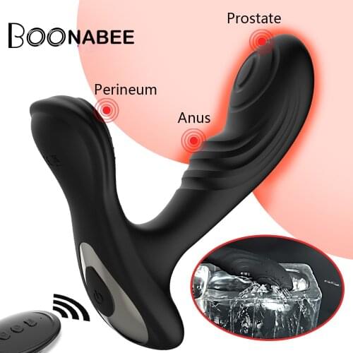 12 Speeds Wireless Remote Anal Dildo Male Prostate Massager Strong Sucker Unisex Stimulator Anus Penis Vibrator Sex Toys