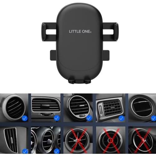 Car Phone Holder Air Vent / Center Console Universal For IPhone12 Redmi Note 7 Smartphone Car Support Clip Mount Holder Stand