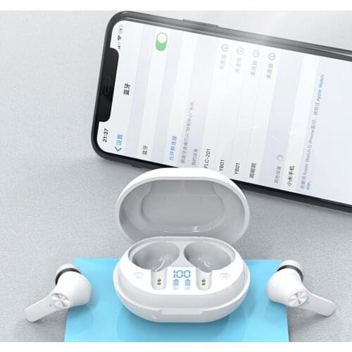 Bluetooth 5.0 Sport Bi-ear Hot Wireless Headset TWS Bluetooth Headset ANC Active Noise Reduction Earplug True Wireless