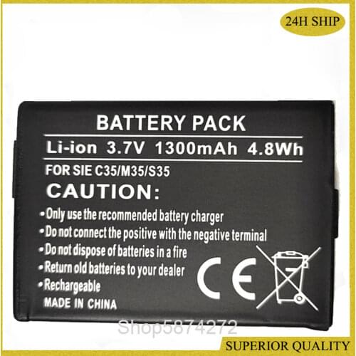 C35 S35 Replacement Battery For SIEMENS C35 C35i C35e S35 S35i M35 3506 3508 3518 3568 3608 S46 P35 S47Li-ion Li-Polymer Battery