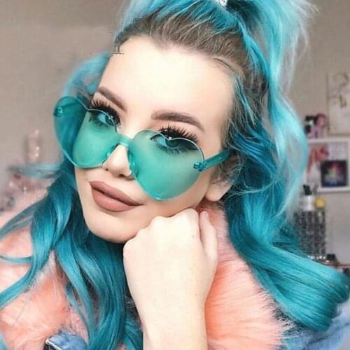 Love Heart Sunglasses Women Brand Designer New Fashion Cute Sexy Retro Cat Eye Vintage Cheap Sun Glasses Red Female Eyewear
