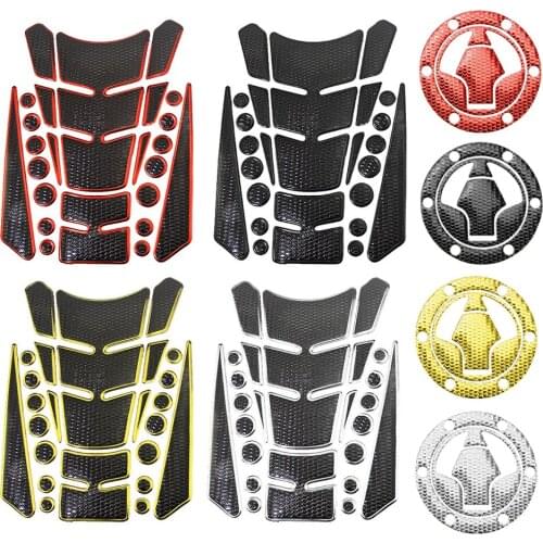 Motorcycle Fuel Tank Soft Rubber Protective Pad Gas Cap Cover Pad Decals Sticker for Kawasaki Ninja Concours GTR Versys
