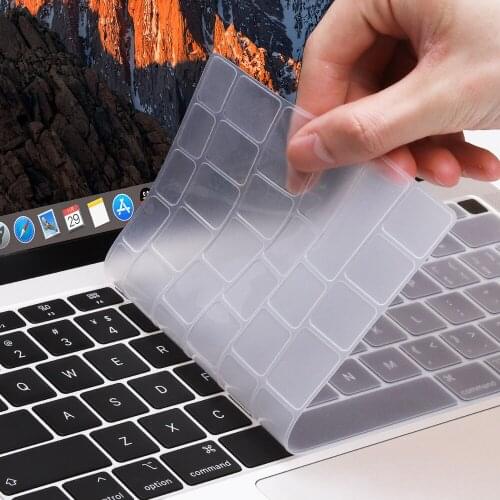 Soft Silicone Keyboard Cover Film for MacBook Air 13 inch 2020 Model A2337 A2179 Touch ID Keyboard Skin US Enter English version