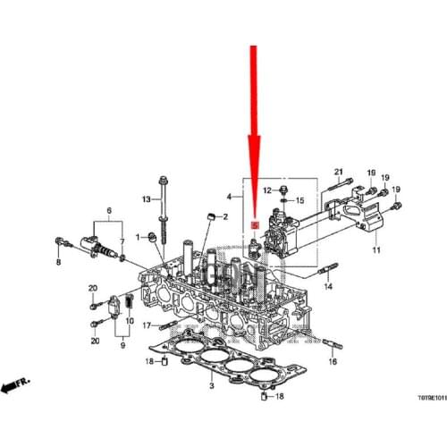 Solenoid Valve Pad 2013-Hon daA CCO RDC IVI CCR VCR OSS TOU REL EME NTE LYS ION ODY SSE YSP IRI OR Solenoid Valve Pad