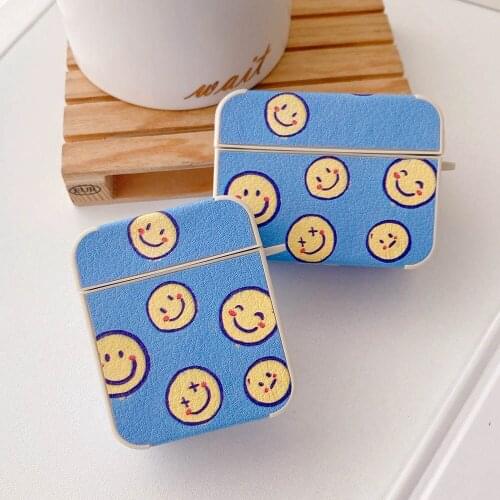 Cute Smiley Case Cover For Apple AirPods 2 Pro 1 3 Case Soft Smile Earphone Charging Box Accessories for AirPod Air Pods Funda