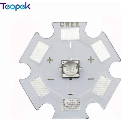 5pcs Cree XLamp XT-E XTE 1W-5W Royal Blue 450NM-452NM High Power LED Emitter Bulb Lamp16mm Or 20mm PCB For Plant Glow