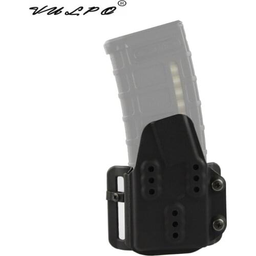 VULPO Military tactical Kydex AR Mag Carrier 5.56mm Magazine Pouch For Belt System