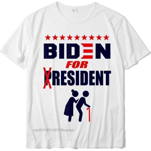Funny Biden 2021 Quote BIDEN For PRESIDENT Without Quot P Quot T-Shirt Tshirts Casual Oversized Mens Tops & Tees Casual Cotton