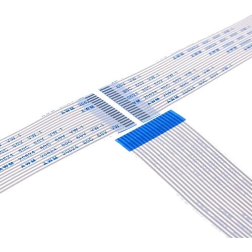 100pcs FFC FPC Flexible Flat Cable 1.25 mm pitch 18 PIN 100 120 140 200 300 400 500 600 700 mm Length Same Contact Sides Type A