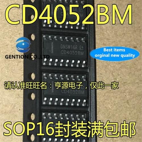 50Pcs HEF4052 CD4052 CD4052BM HEF4052BT SOP-16 in stock 100% new and original