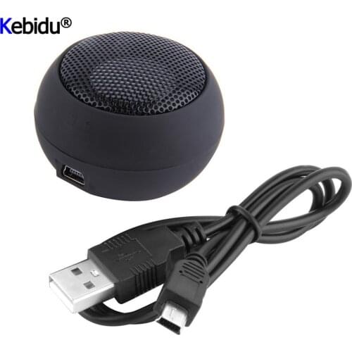 Speaker Music Player Stereo 3.5mm Jack Hamburg Type Telescopic Plug-in Audio Portable Mini Speakers For Smart Phones PC