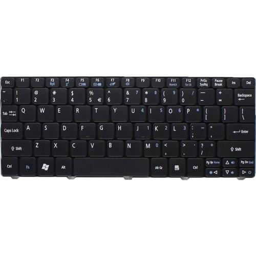 For Acer Aspire One D260 532H EM350 N55C ZH9 ZE6 Black Netbook Keyboard