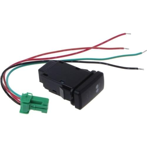 Foglight Switch Wire Button Switch Car Automobile SUV Switch Push Button