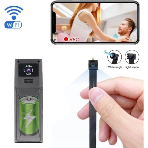 HD 1080P DIY Portable WiFi IP Mini Camera P2P Wireless Micro webcam Camcorder Video Recorder Support Remote View 128G TF card