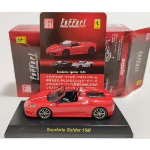 Kyosho 1/64 F430 Scuderia Spider 16m Diecast Alloy Car Model Collection Toy